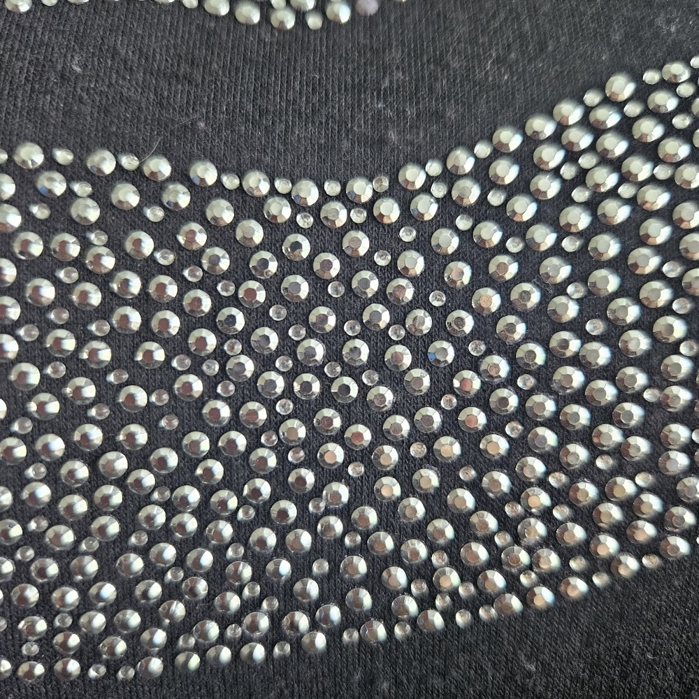 Venus Open Back Rhinestone Lips‎ Sweatshirt XL - Picture 4 of 8